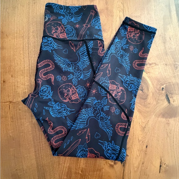 Feed Me Fight Me FMFM Full Length Leggings - Picture 2 of 5